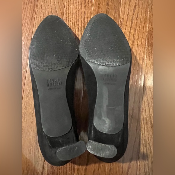 Stuart Weitzman black suede Chic pump size 7 - Picture 4 of 11